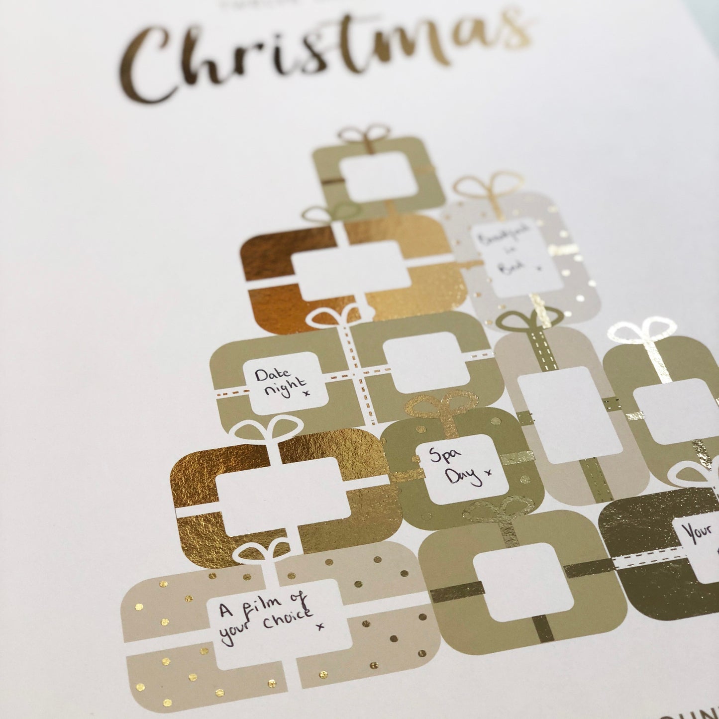 12 Days Of Christmas Scratch Off Advent Calendar