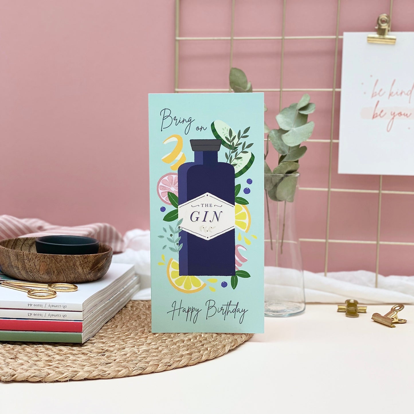 Birthday card for people who love a good gin and tonic!