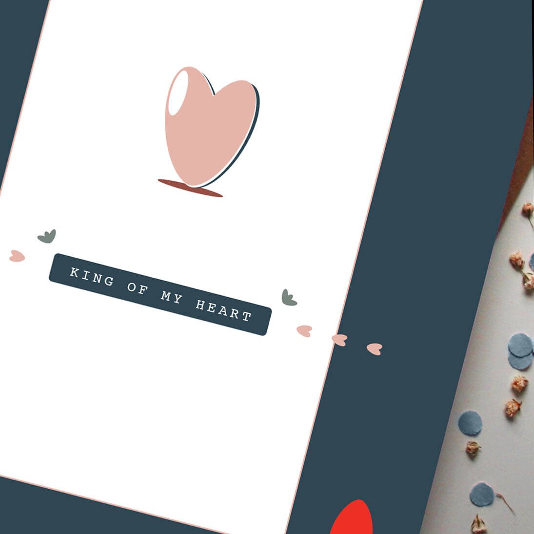 King Of My Heart Card