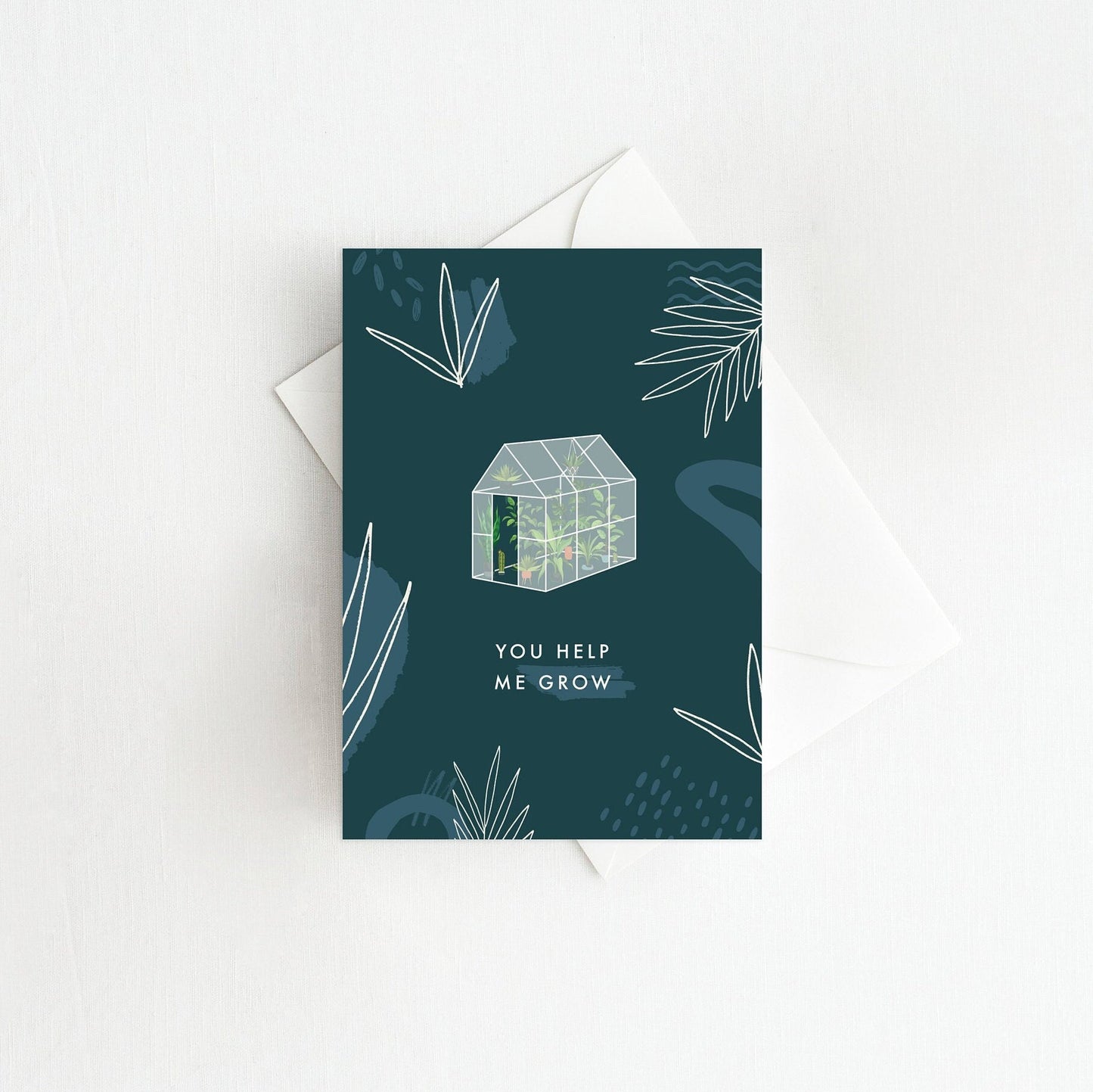 You Help Me Grow Card
