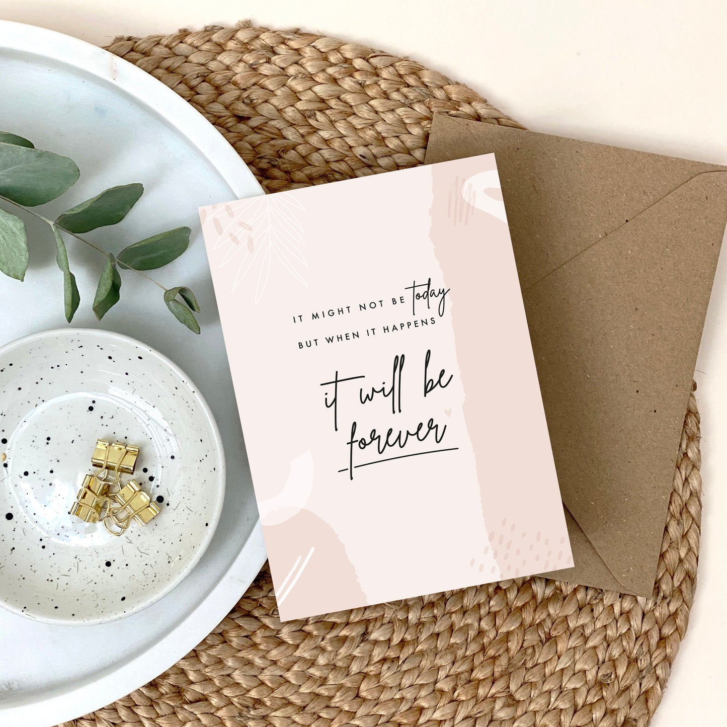 Postponed Wedding Card