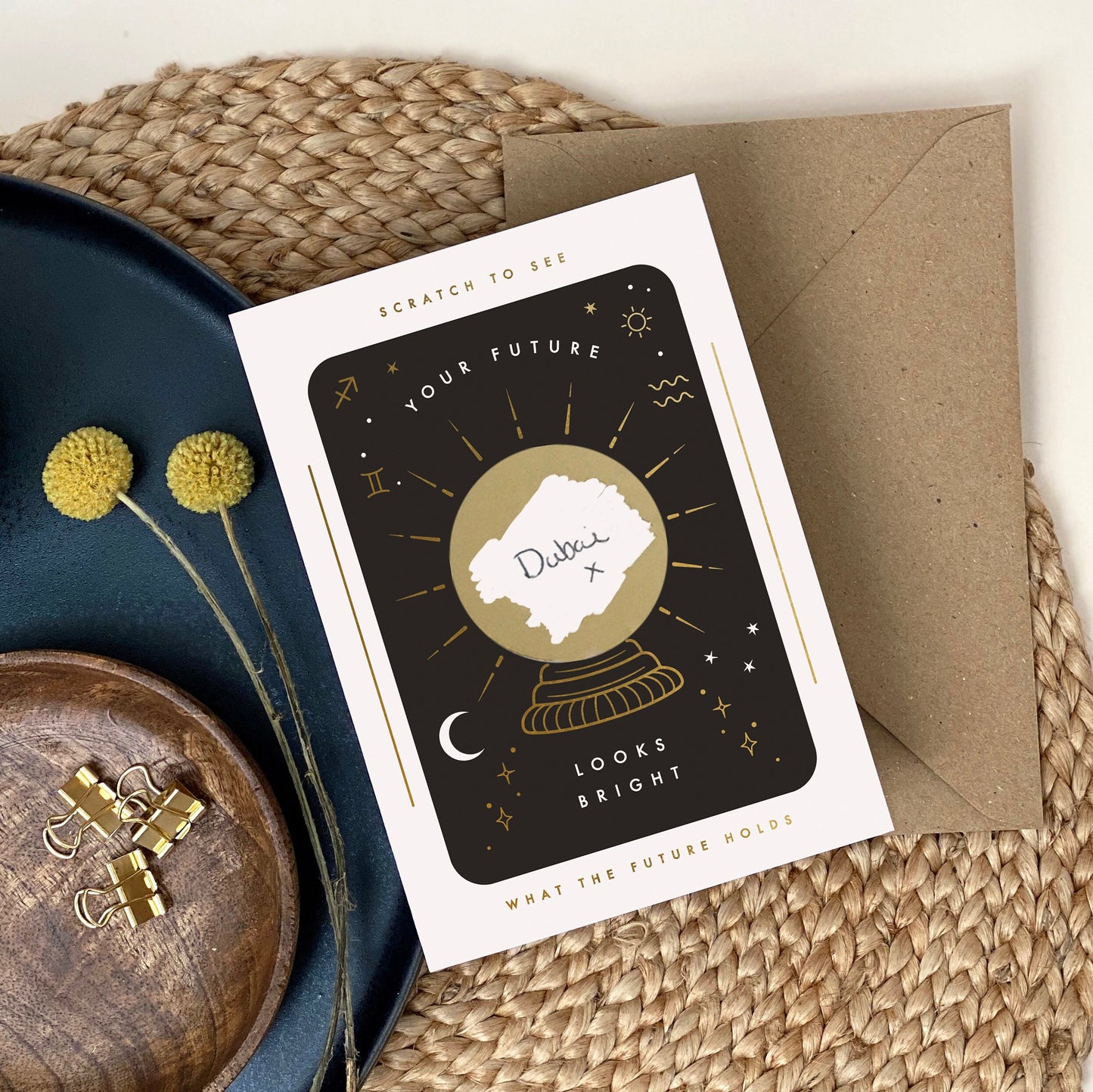 Your Future Looks Bright Scratch Card