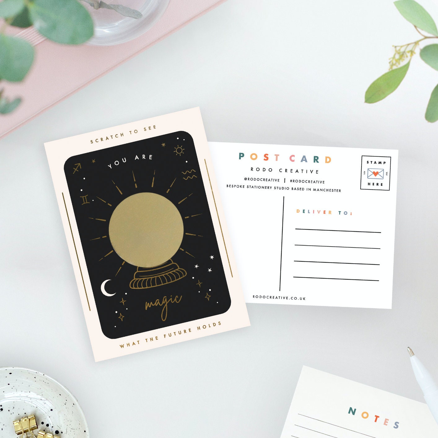 Pack of Six Positive Postcards