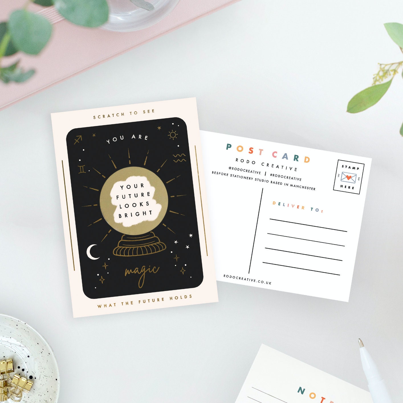 Pack of Six Positive Postcards