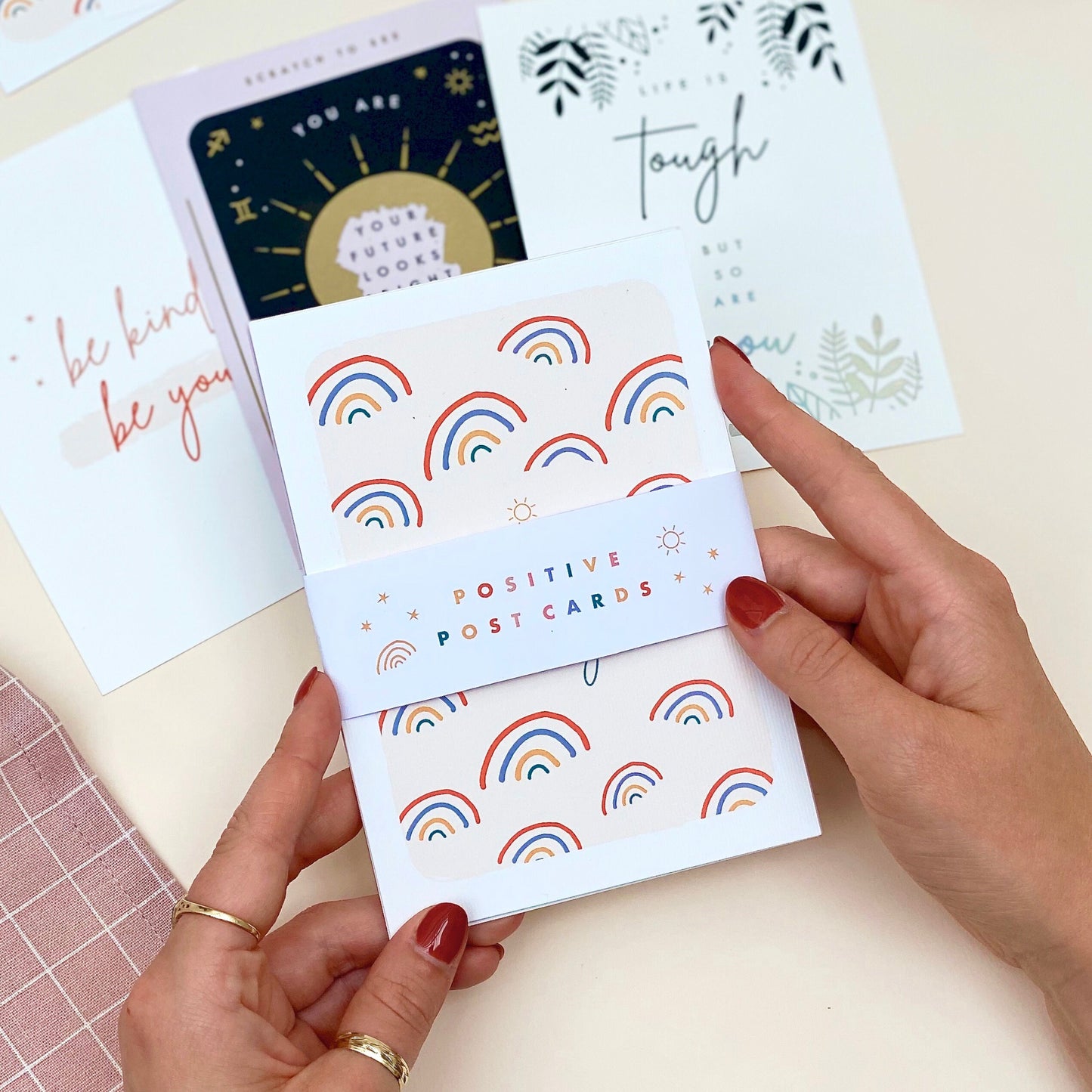 Pack of Six Positive Postcards