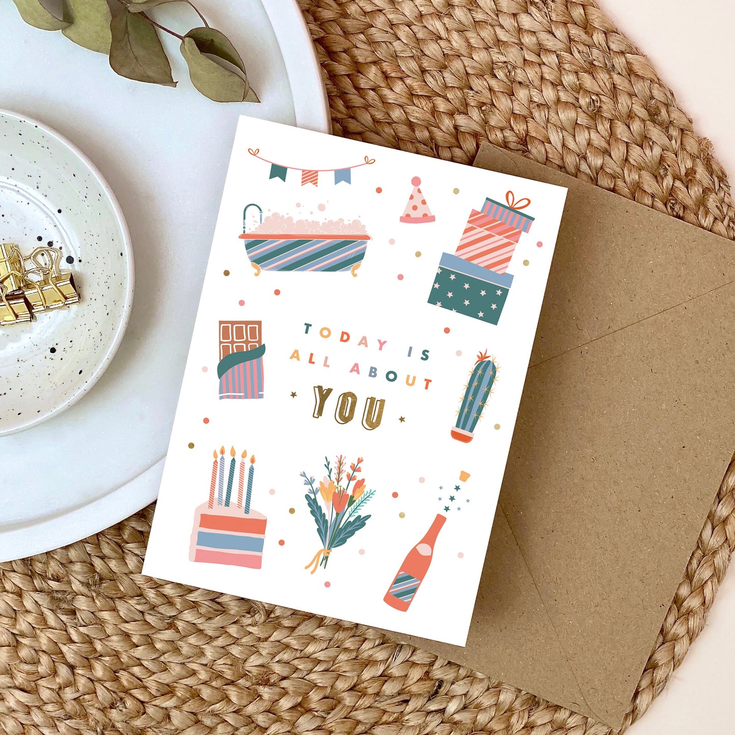 All About You Personalised Birthday Card
