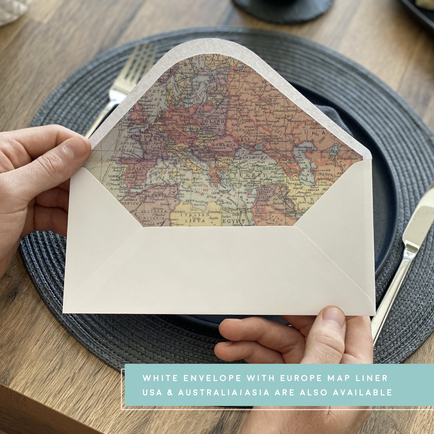 Vintage Travel Announcement Ticket Gift