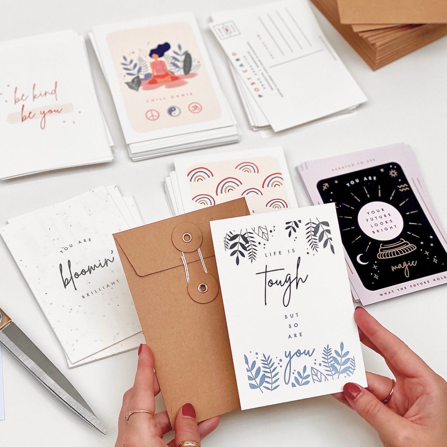 Pack of Six Positive Postcards