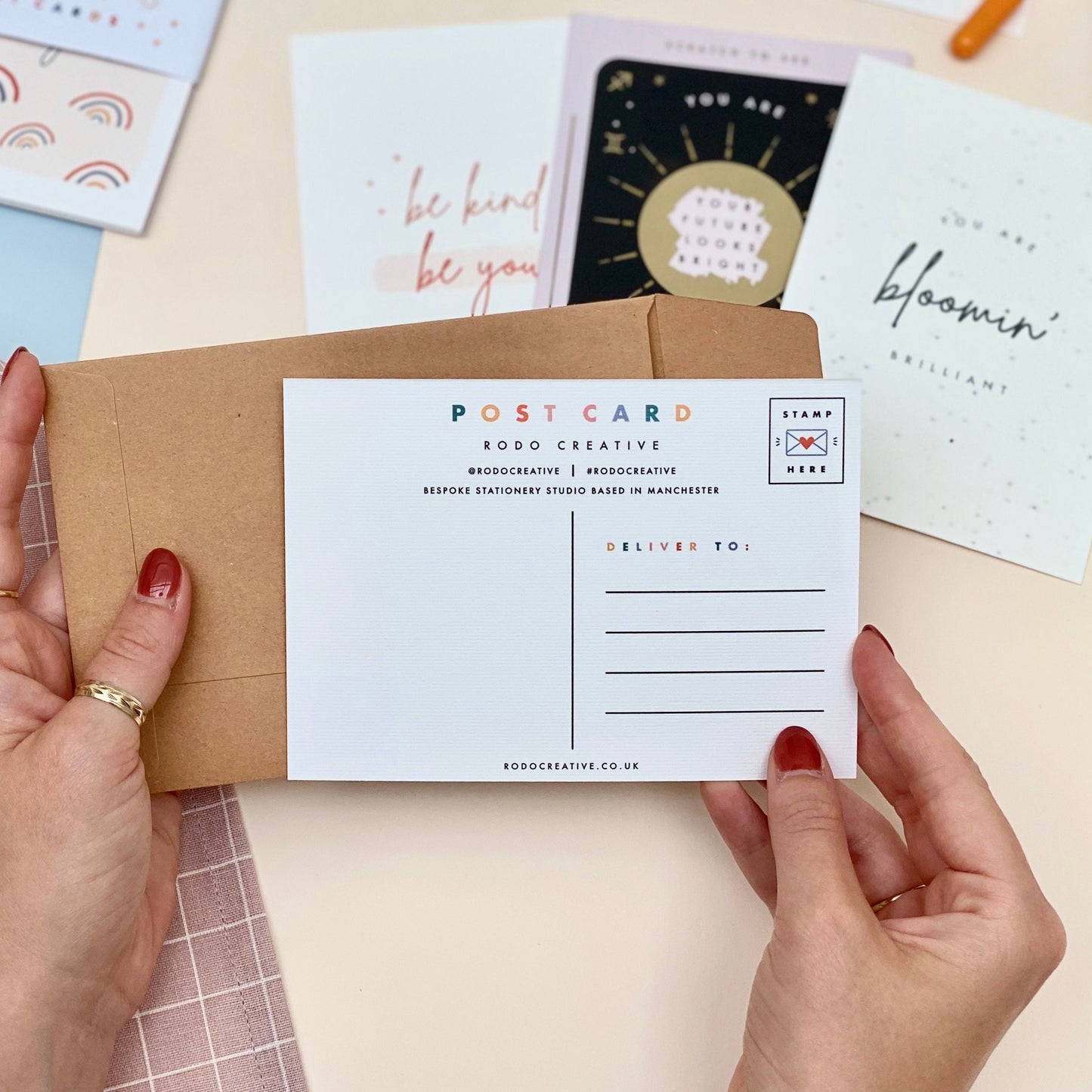 Pack of Six Positive Postcards