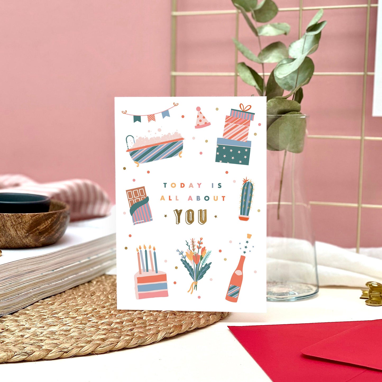 All About You Personalised Birthday Card