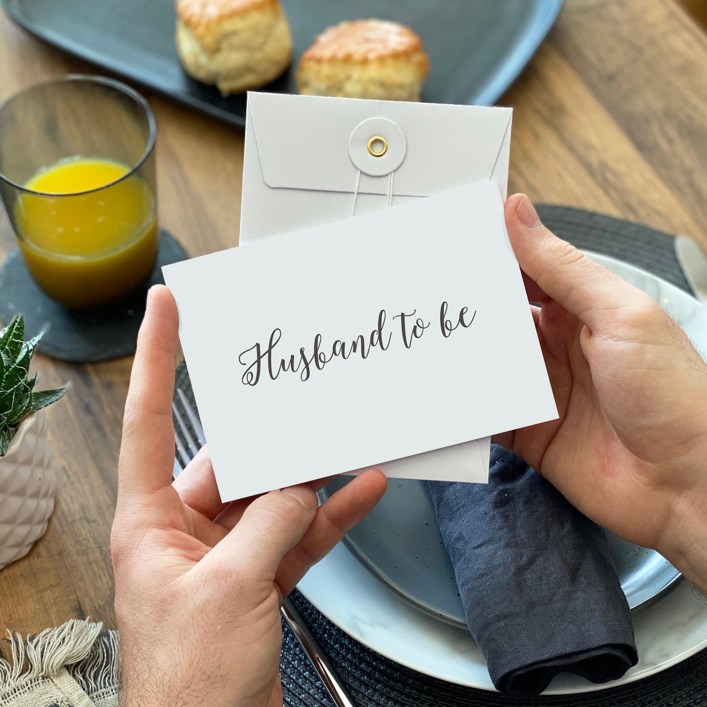Husband To Be Wedding Card