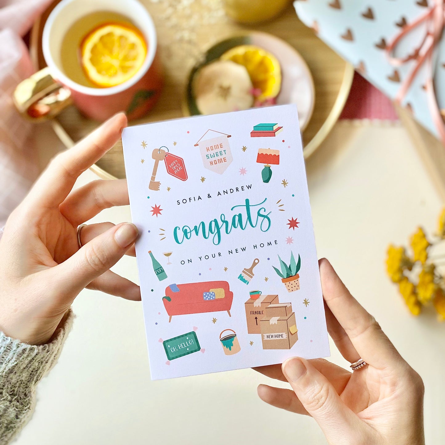 Personalised New Home Card