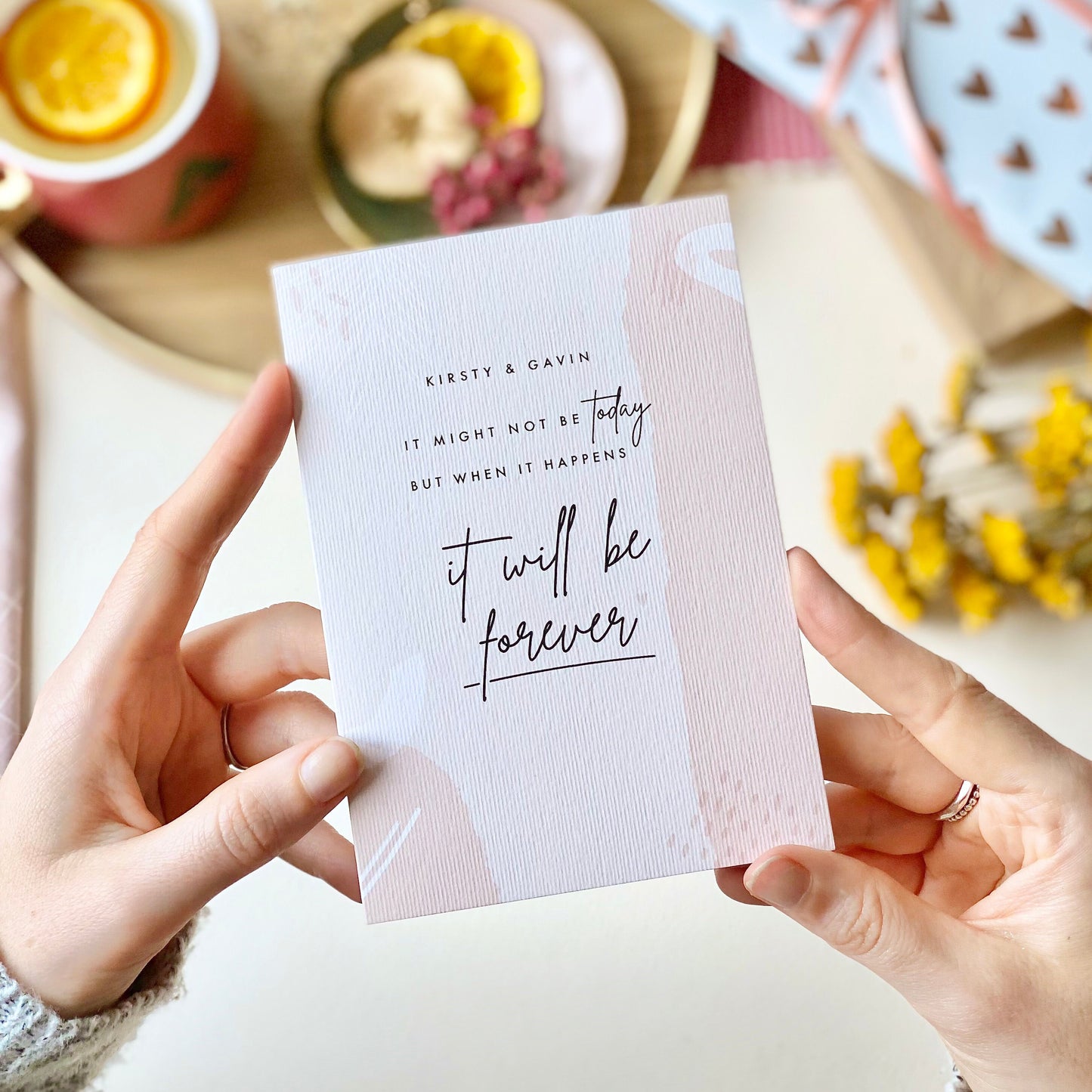 Postponed Wedding Card