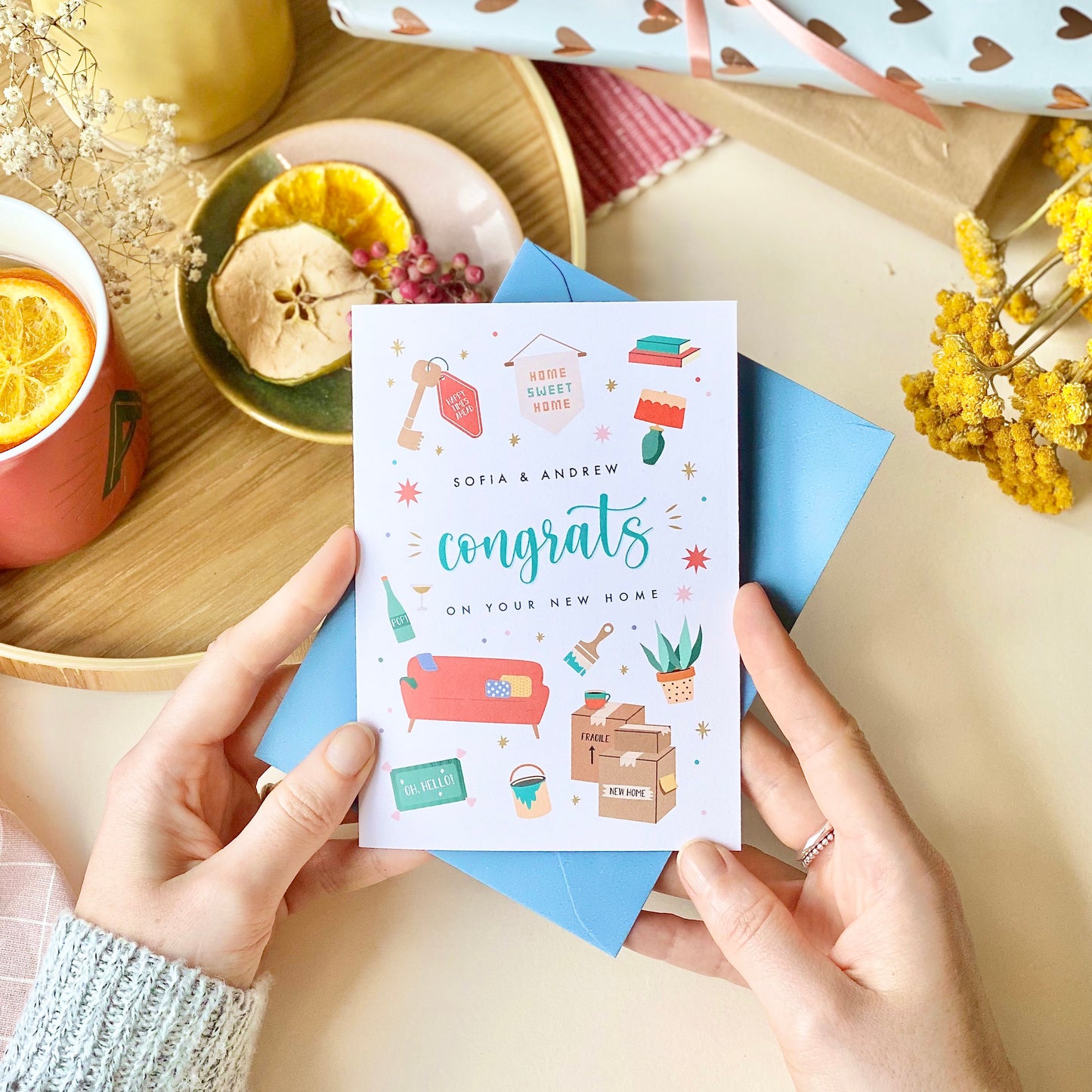 Personalised New Home Card