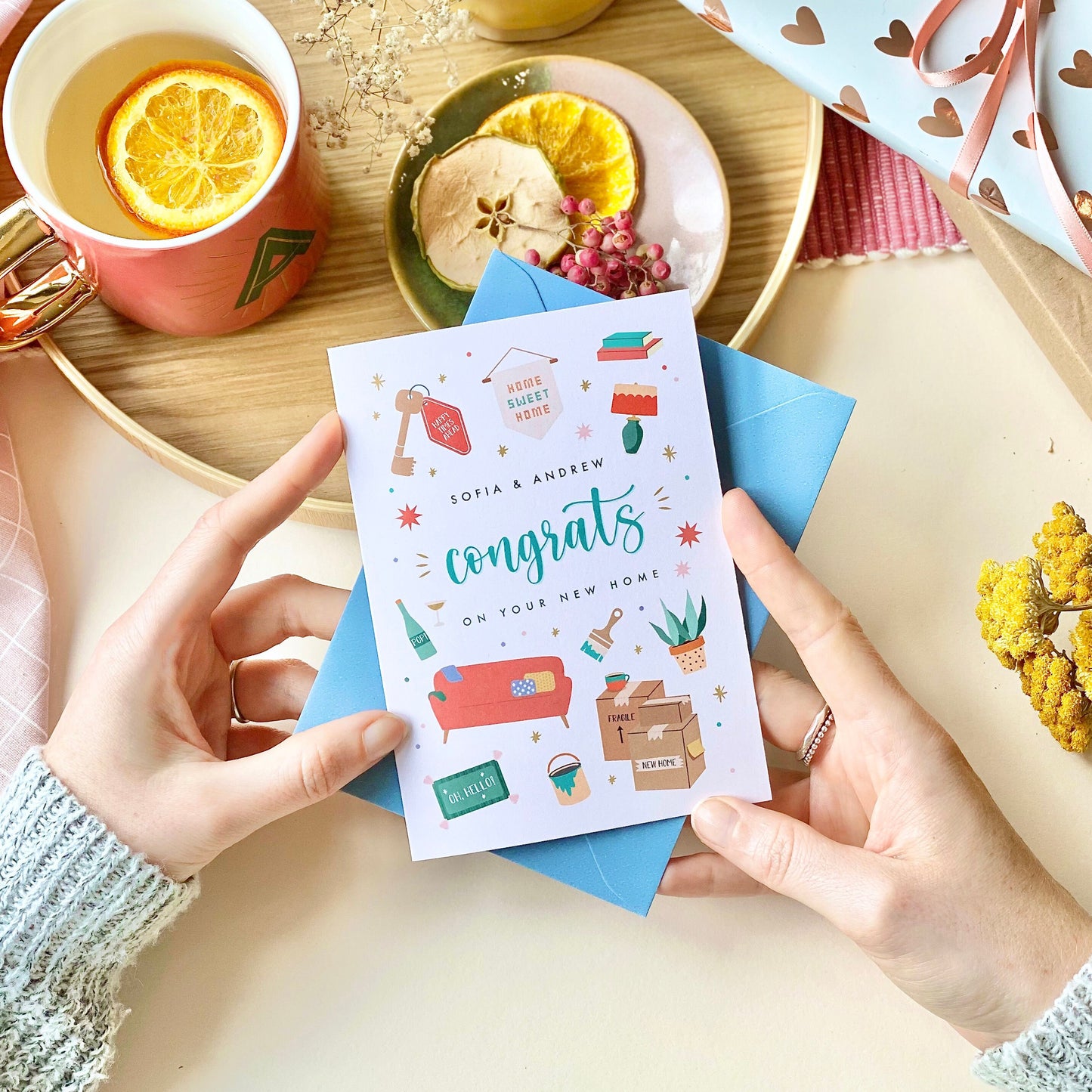 Personalised New Home Card