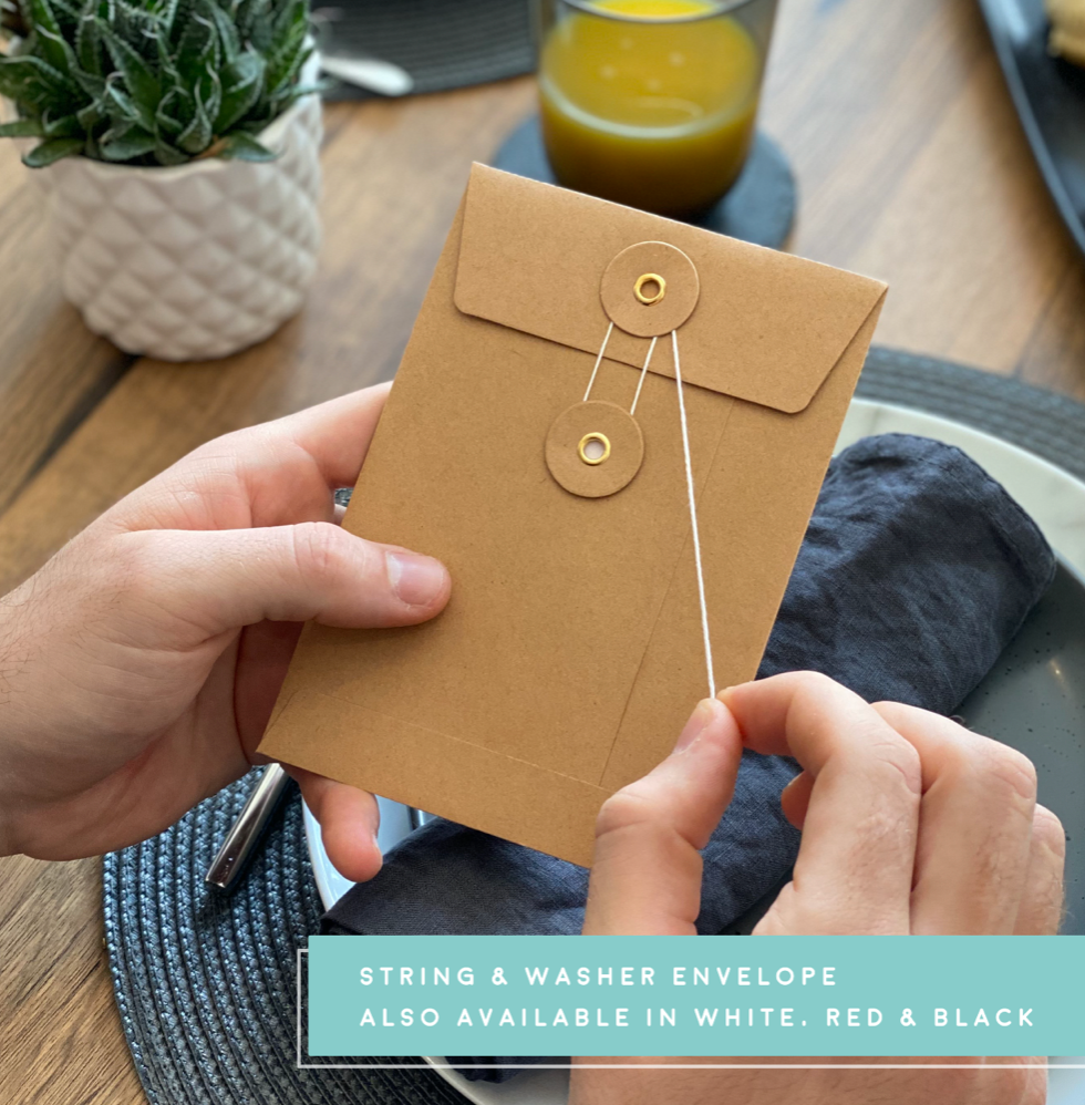 Rodo Creative String and washer envelopes