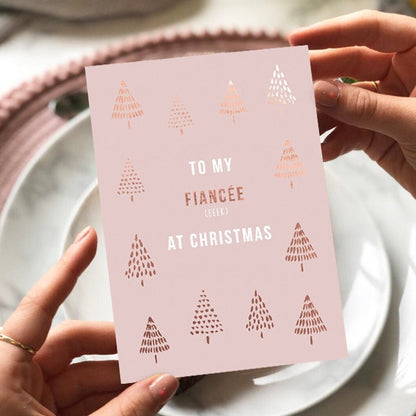 Luxury Fiancée Christmas Card