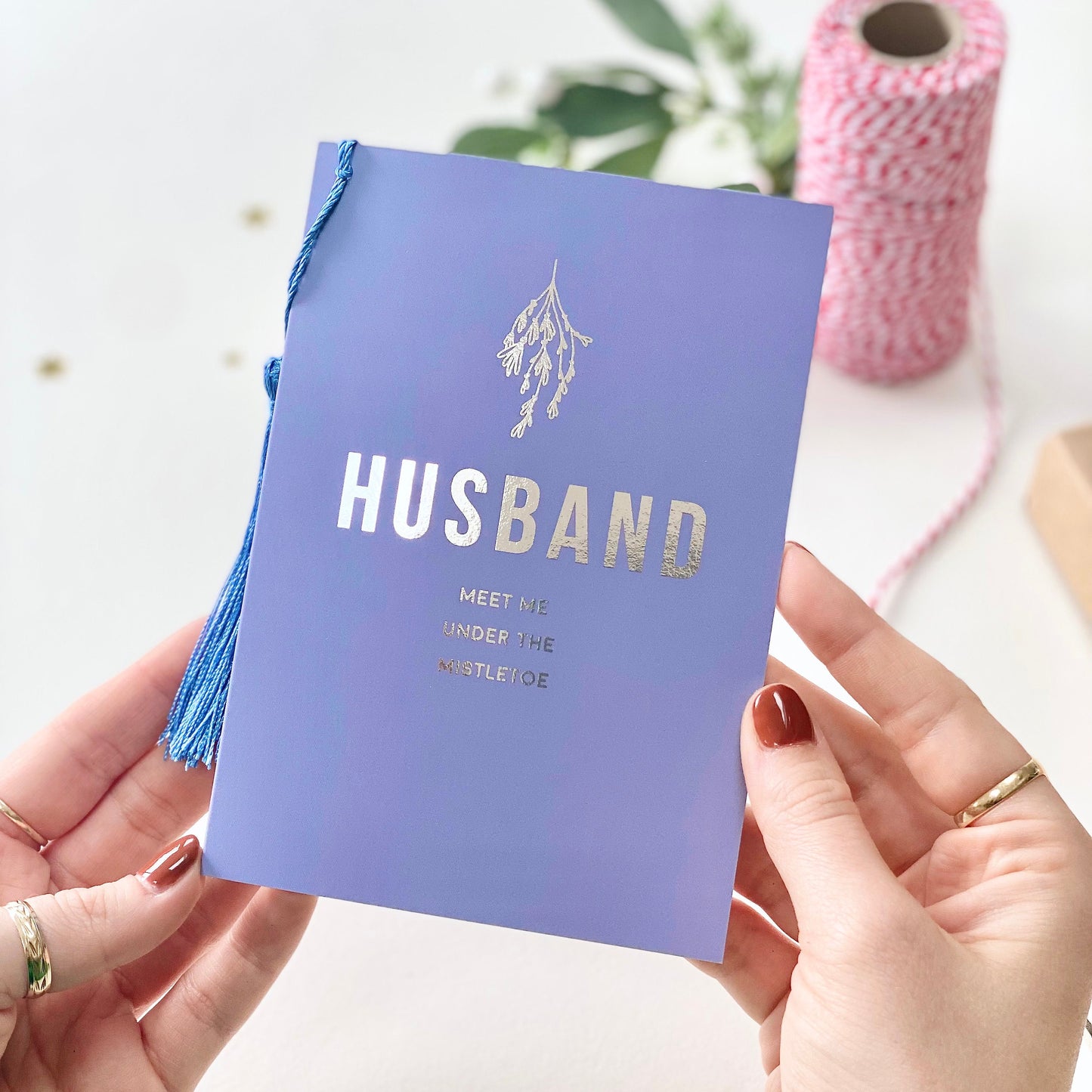 Husband Christmas Card with Tassel